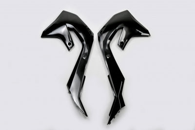 Kawasaki KXF Radiator Covers - Black - KA04751#001