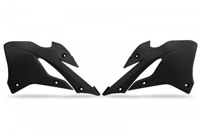 Kawasaki KX Radiator Covers - Black - KA04758#001