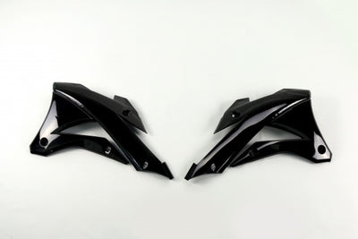 Kawasaki KX Radiator Covers - Black - KA04728#001