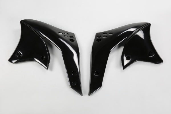 Kawasaki KXF Radiator Covers - Black - KA03767#001