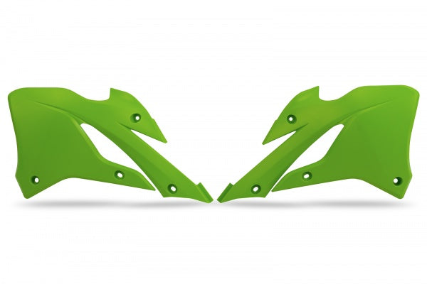 Kawasaki KX Radiator Covers - Green - KA02729#026