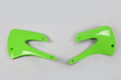 Kawasaki KX Radiator Covers - Green - KA03717#026