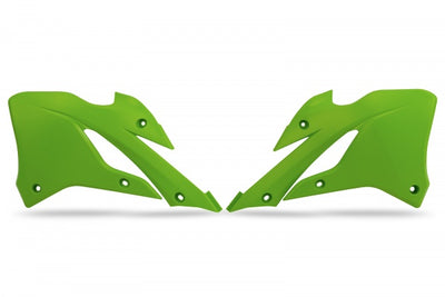 Kawasaki KX Radiator Covers - Green - KA04758#026