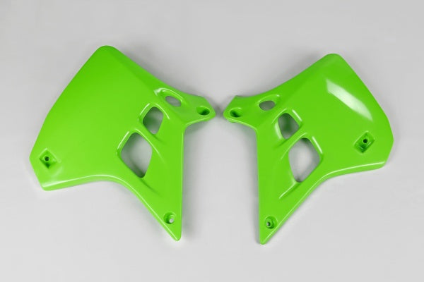 Kawasaki KX Radiator Covers - Green - KA02728#026