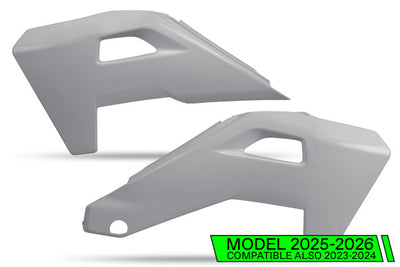 Husqvarna TX Radiator Covers - Grey 23-26 - HU04325#342