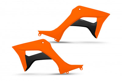 Honda CRF Radiator Covers - Neon Orange - HO05600#FFLU