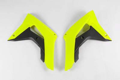 Honda CRF Radiator Covers - Neon Yellow - HO04682#DFLU