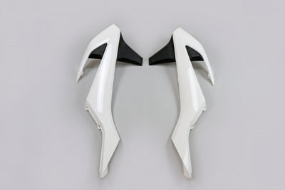KTM EXC Radiator Covers - White-Black - KT04061#999K