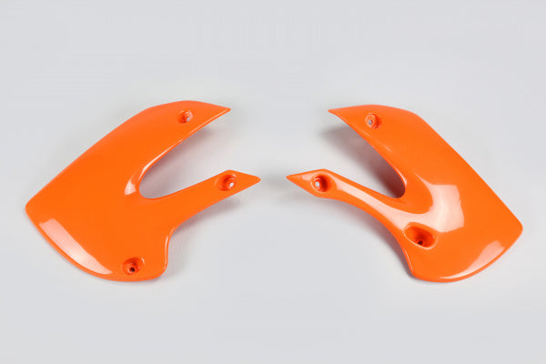 Kawasaki KLX Radiator Covers - Orange - KA03733#127