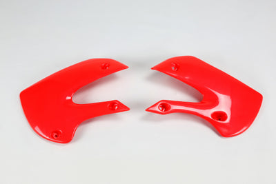 Kawasaki KLX Radiator Covers - Red - KA03733#070