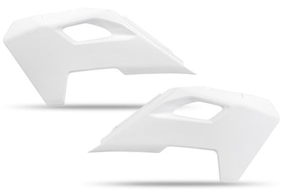 Husqvarna TX Radiator Covers - White 20-26 - HU04308#040