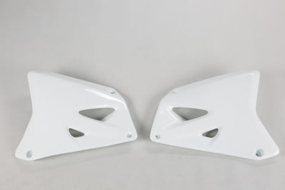 Suzuki RM Radiator Covers - White - SU03987#041