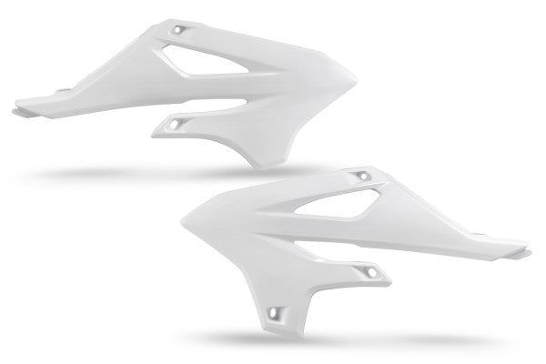 Yamaha YZ Radiator Covers - White - YA04882#046