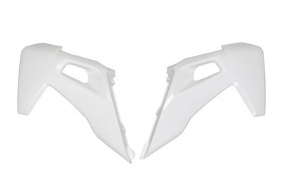 Husqvarna TX Radiator Covers - White - HU03390#041
