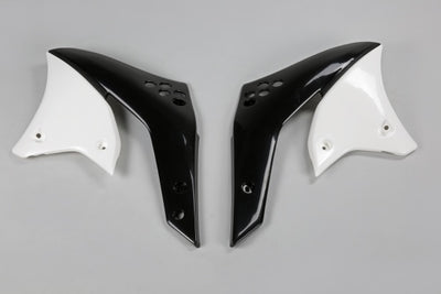 Kawasaki KXF Radiator Covers - White (047) - KA03783#047
