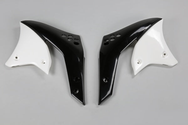 Kawasaki KXF Radiator Covers - White (047) - KA03783#047