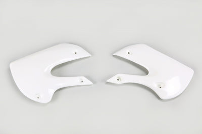 Kawasaki KLX Radiator Covers - White - KA03733#047