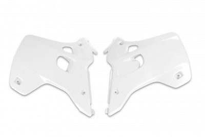 Kawasaki KX Radiator Covers - White - KA02744#047