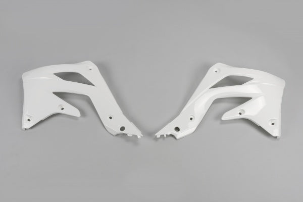 Kawasaki KXF Radiator Covers - White - KA04719#047