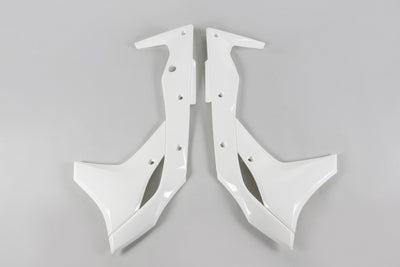 Kawasaki KXF Radiator Covers - White - KA04747#047