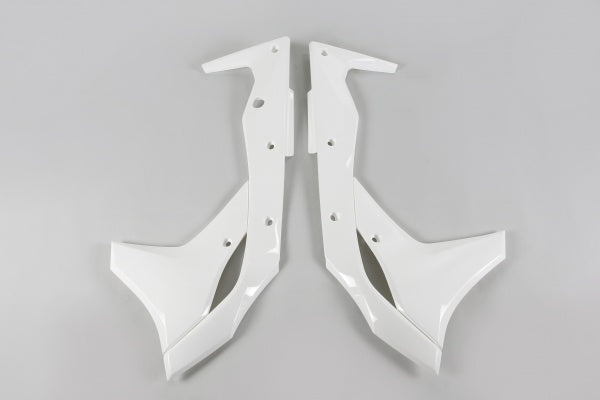 Kawasaki KXF Radiator Covers - White - KA04747#047