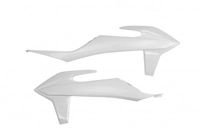 KTM EXC Radiator Covers - White - KT04092#047