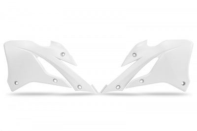 Kawasaki KX Radiator Covers - White - KA04758#047