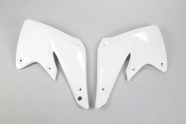 Kawasaki KXF Radiator Covers - White - KA03756#047