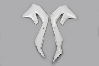 Kawasaki KXF Radiator Covers - White - KA04751#047