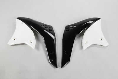 Kawasaki KXF Radiator Covers - White - KA03767#047