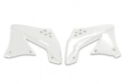 Kawasaki KXF Radiator Covers - White - KA03799#047