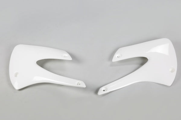 Kawasaki KX Radiator Covers - White - KA03717#047