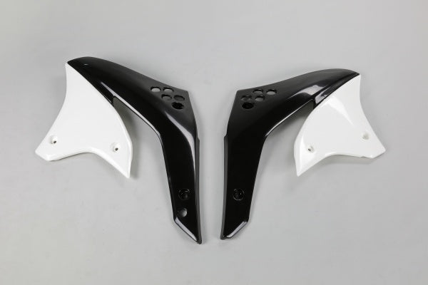 Kawasaki KXF Radiator Covers - White - KA03770#047