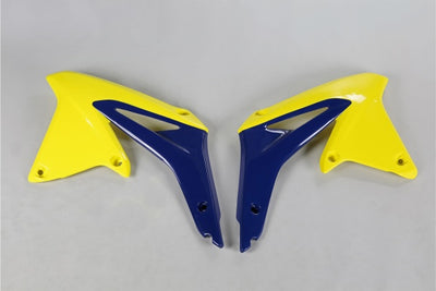 Suzuki RMZ Radiator Covers - Yellow-Blue - SU04917#102
