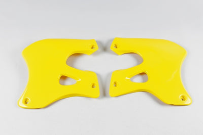 Suzuki RM Radiator Covers - Yellow - SU02958#101