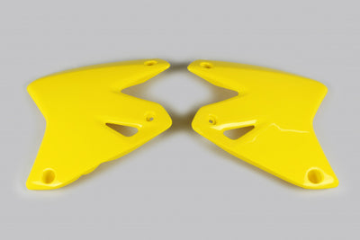 Suzuki DRZ Radiator Covers - Yellow - SU03978#101