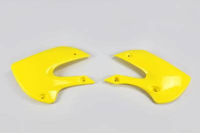 Kawasaki KX Radiator Covers - Yellow - KA03733#102