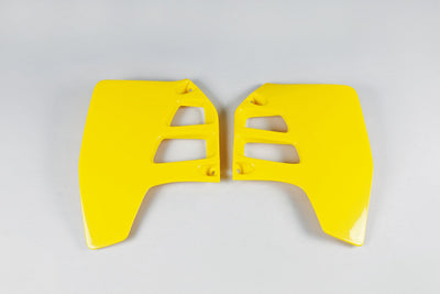 Suzuki RM Radiator Covers - Yellow - SU02909#101