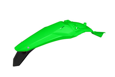 Kawasaki KXF Rear Fender - Neon Green (AFLU) - KA04760#AFLU