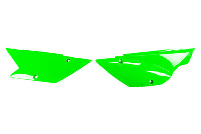 Kawasaki KLX Side Panels - Neon Green - KA04717#AFLU