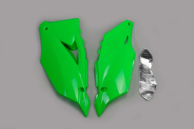 Kawasaki KXF Side Panels - Neon Green - KA04752#AFLU