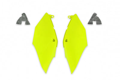 Honda CRF Side Panels - Neon Yellow - HO04684#DFLU