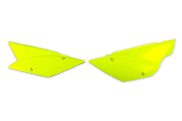 Kawasaki KLX Side Panels - Neon Yellow - KA04717#DFLU