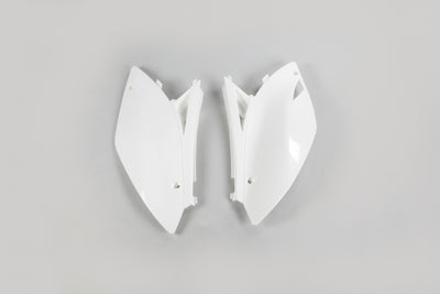 Kawasaki KXF Side Panels - White - KA04700#047