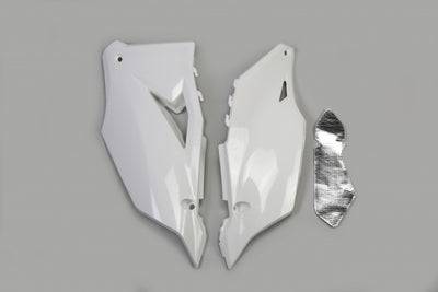 Kawasaki KXF Side Panels - White - KA04752#047
