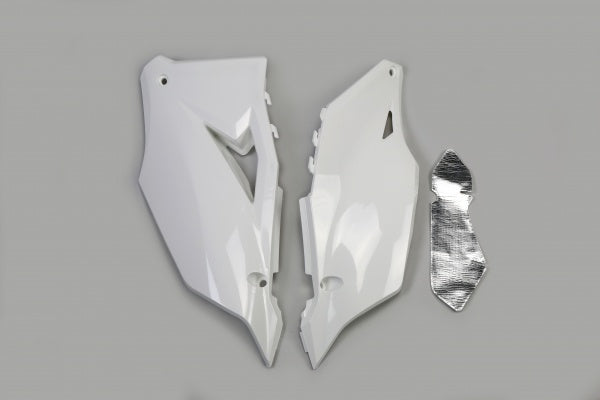Kawasaki KXF Side Panels - White - KA04752#047