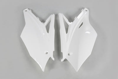 Kawasaki KXF Side Panels - White - KA04737#047