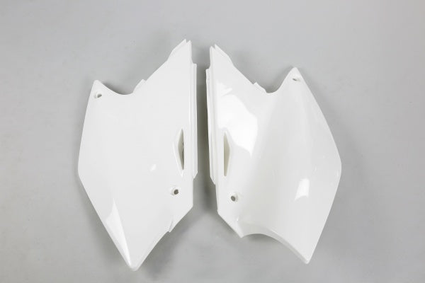 Kawasaki KXF Side Panels - White - KA03755#047