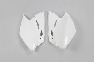 Kawasaki KXF Side Panels - White - KA03771#047