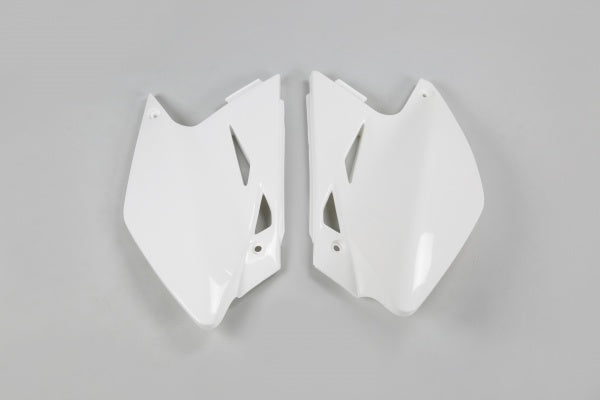 Kawasaki KXF Side Panels - White - KA03771#047